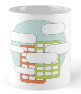 robot mug